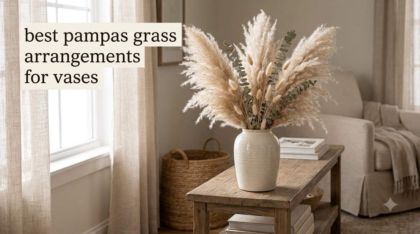 best pampas grass arrangements for vases