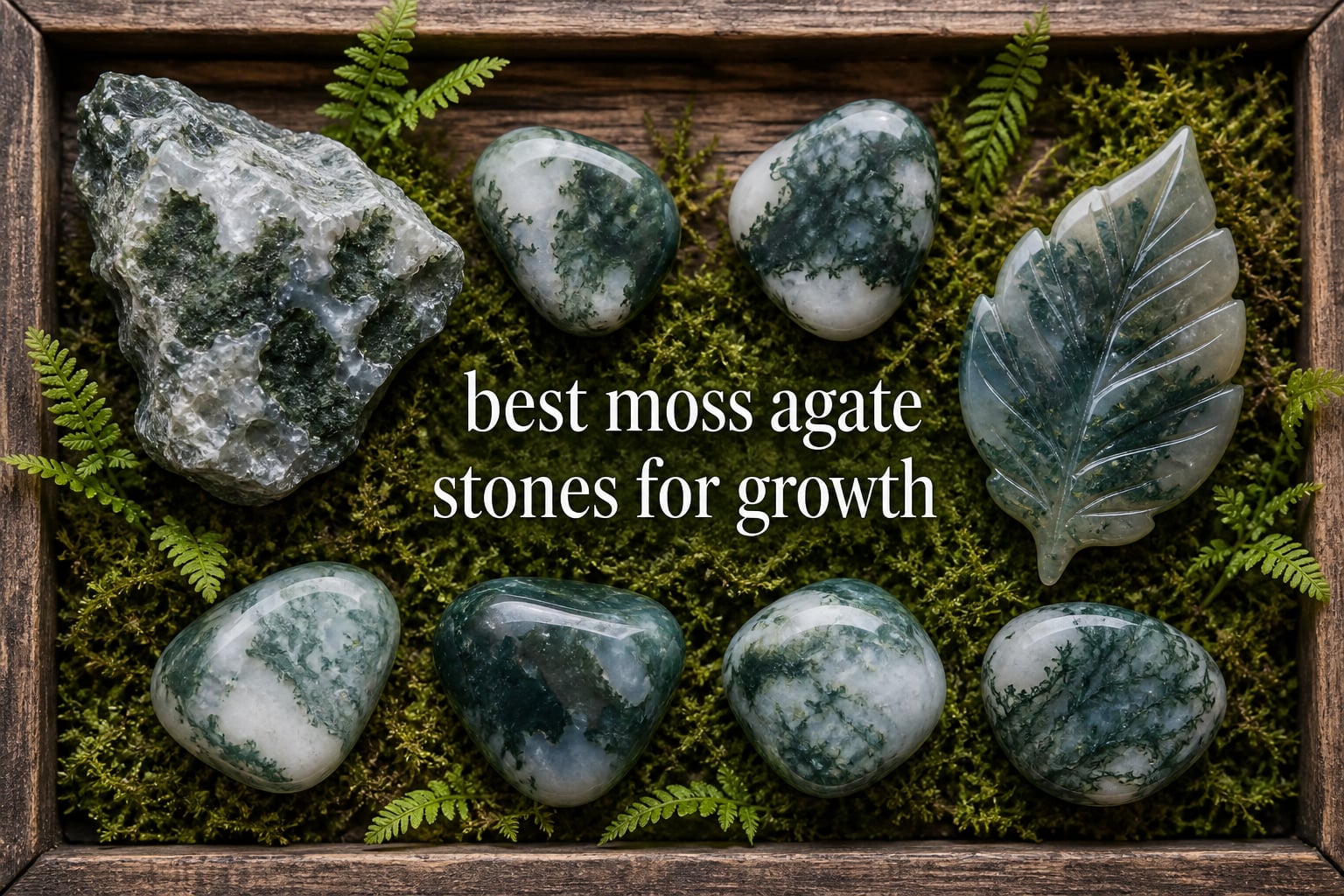 best moss agate stones for growth