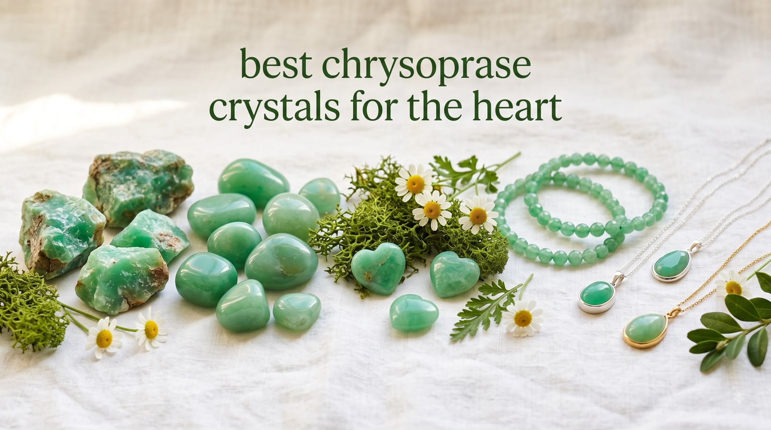 best chrysoprase crystals for the heart
