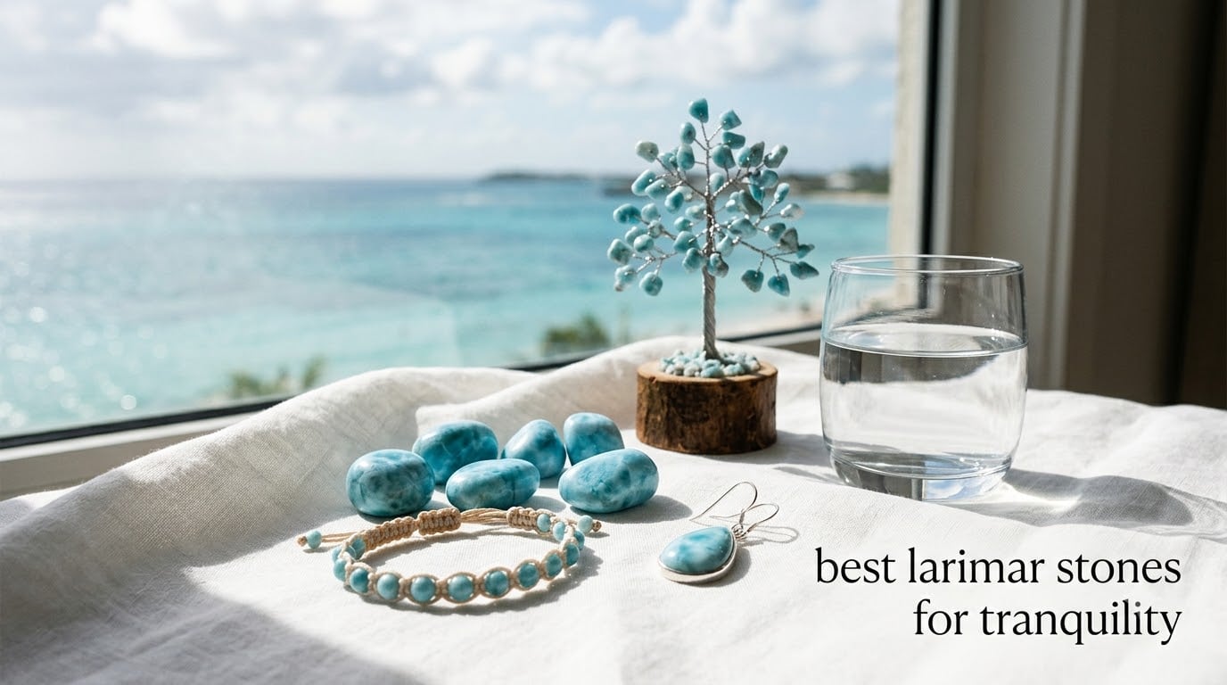 best larimar stones for tranquility