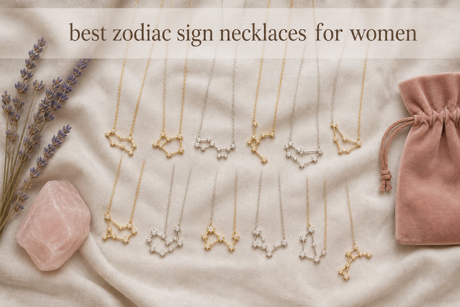 best zodiac sign necklaces for women