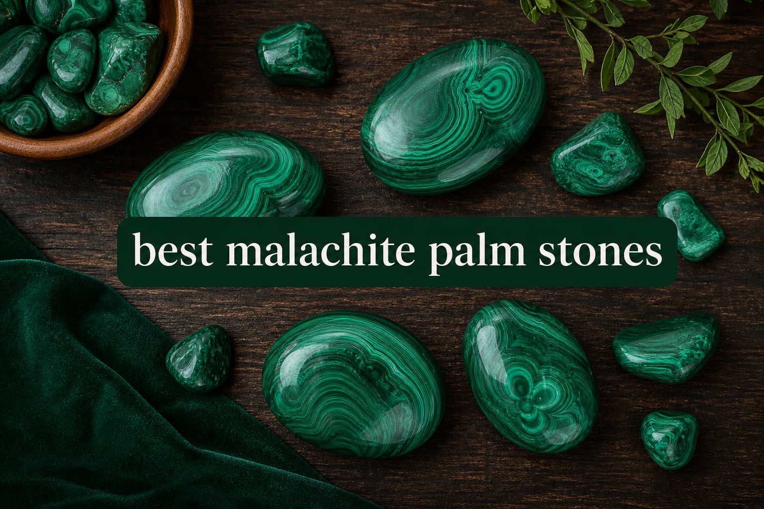 best malachite palm stones