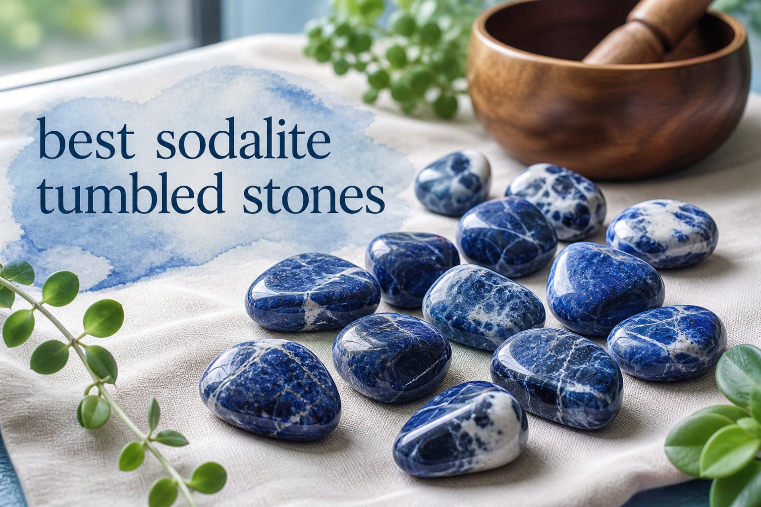 best sodalite tumbled stones