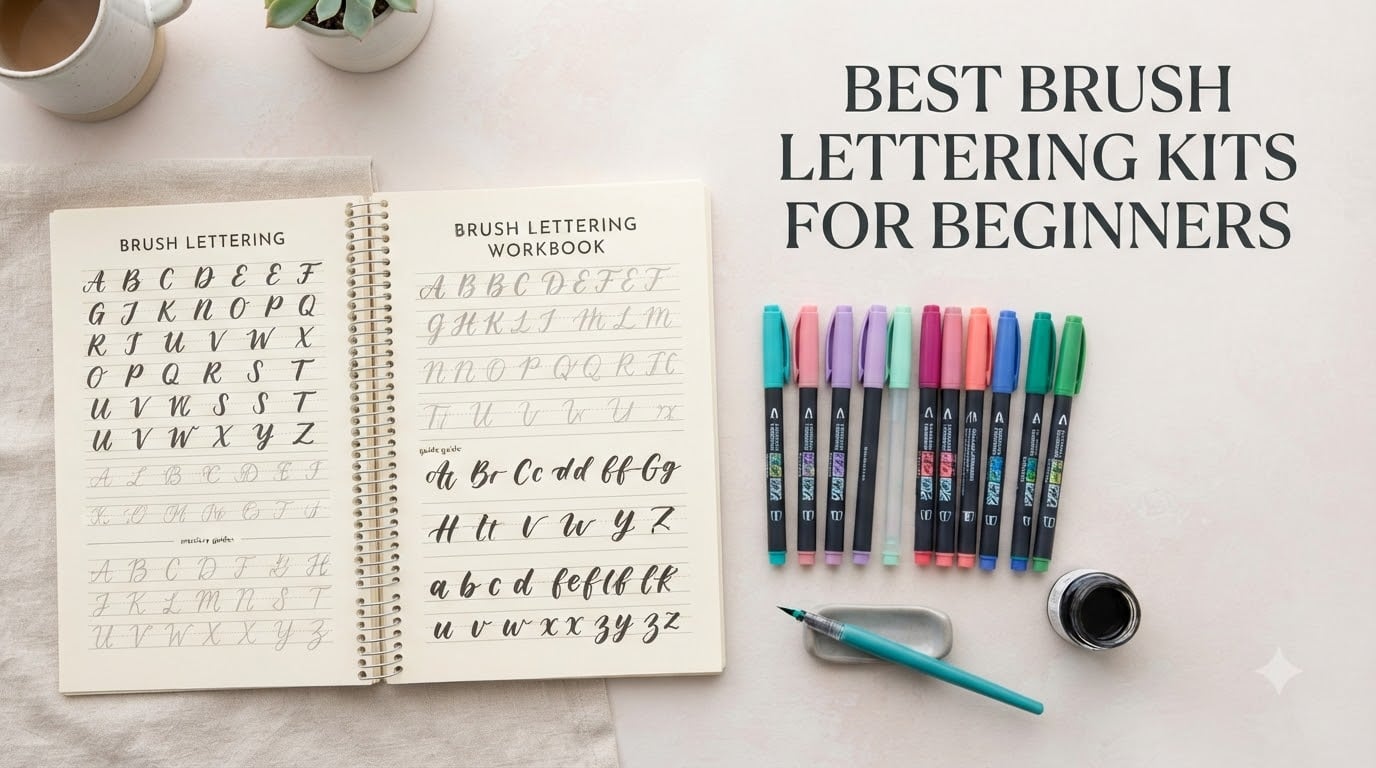 best brush lettering kits for beginners