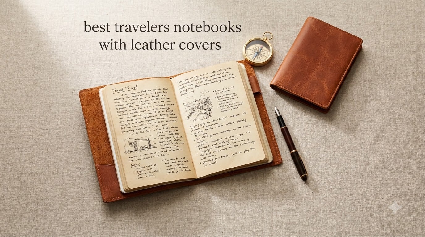 best travelers notebooks with leather covers