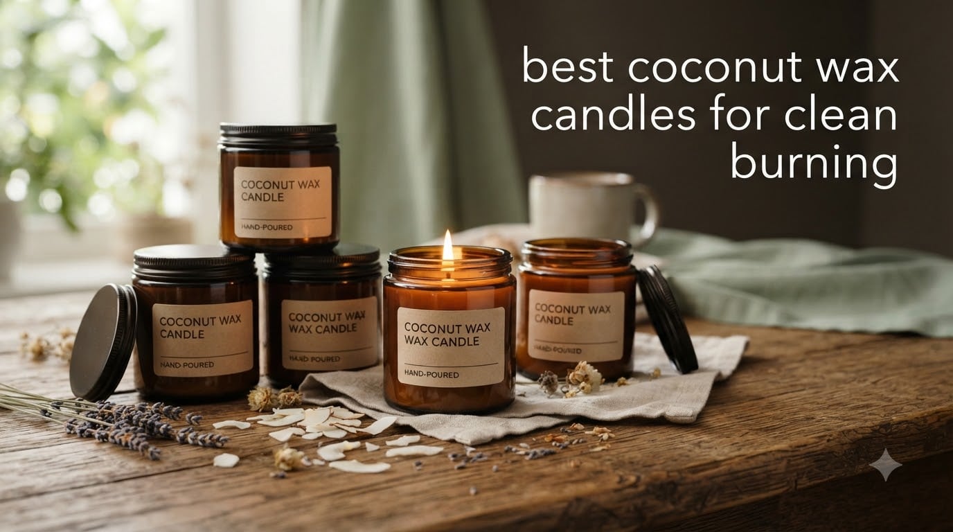 best coconut wax candles for clean burning