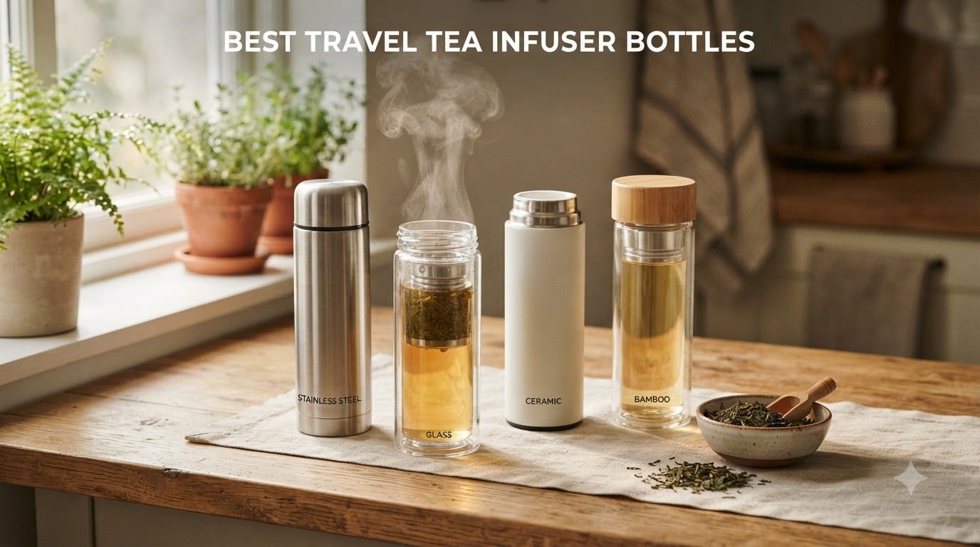 best travel tea infuser bottles