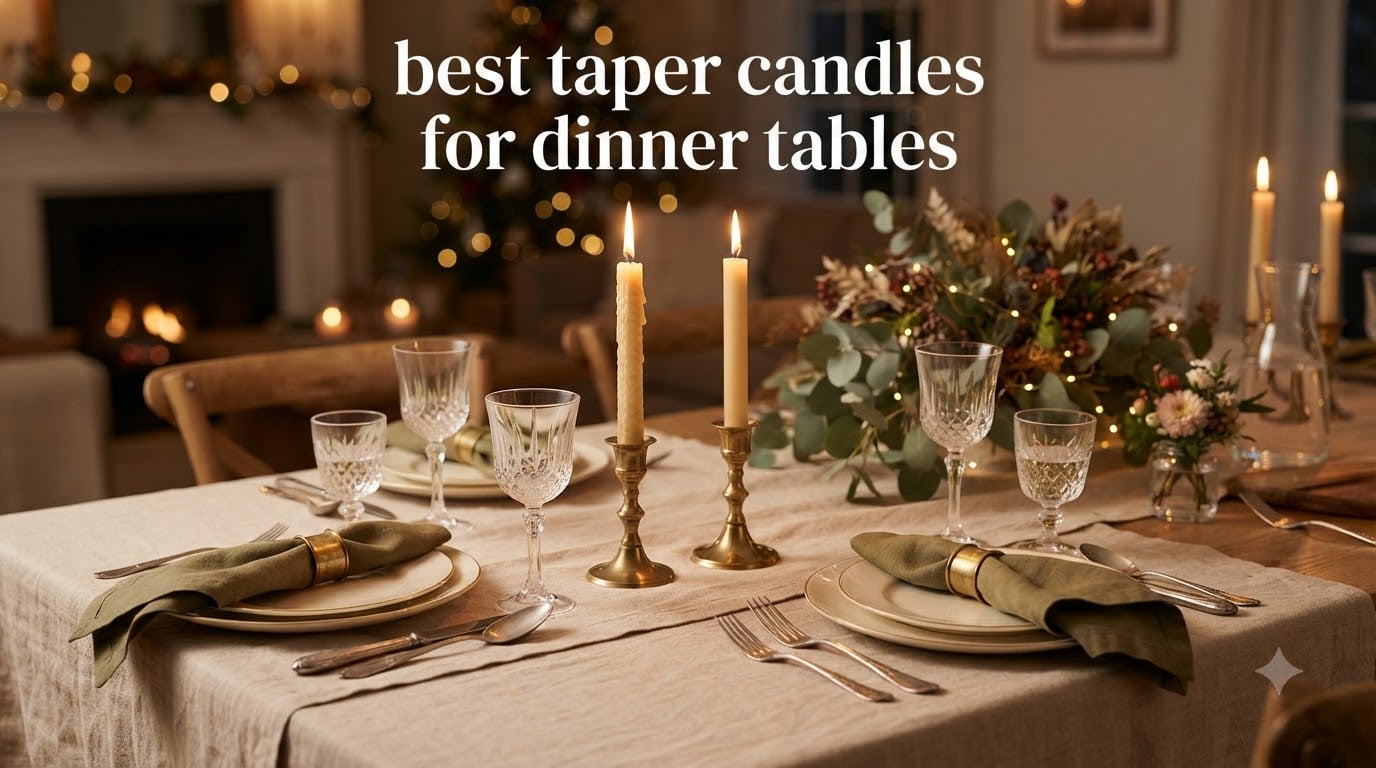 best taper candles for dinner tables