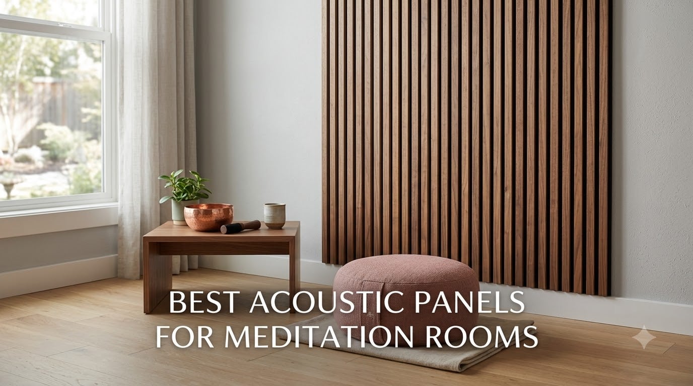 best acoustic panels for meditation rooms