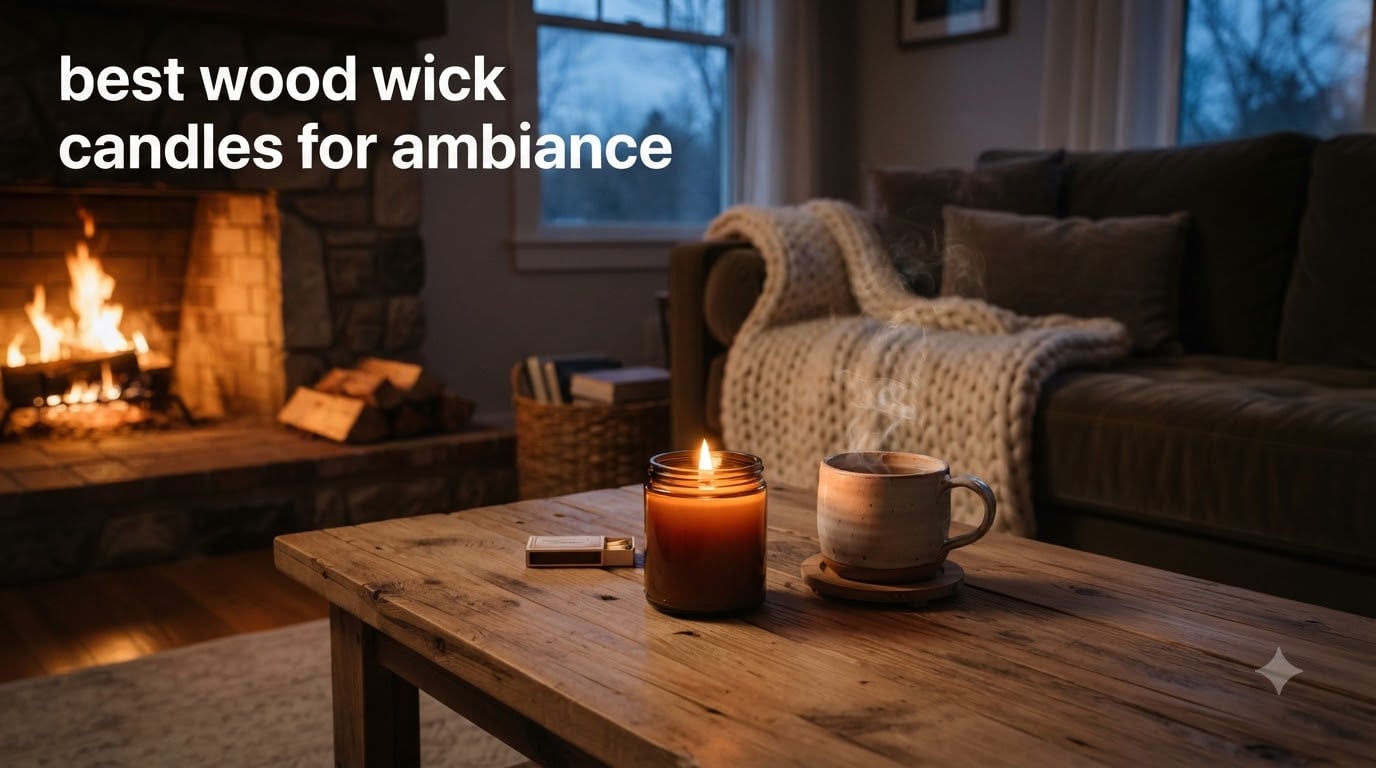 best wood wick candles for ambiance