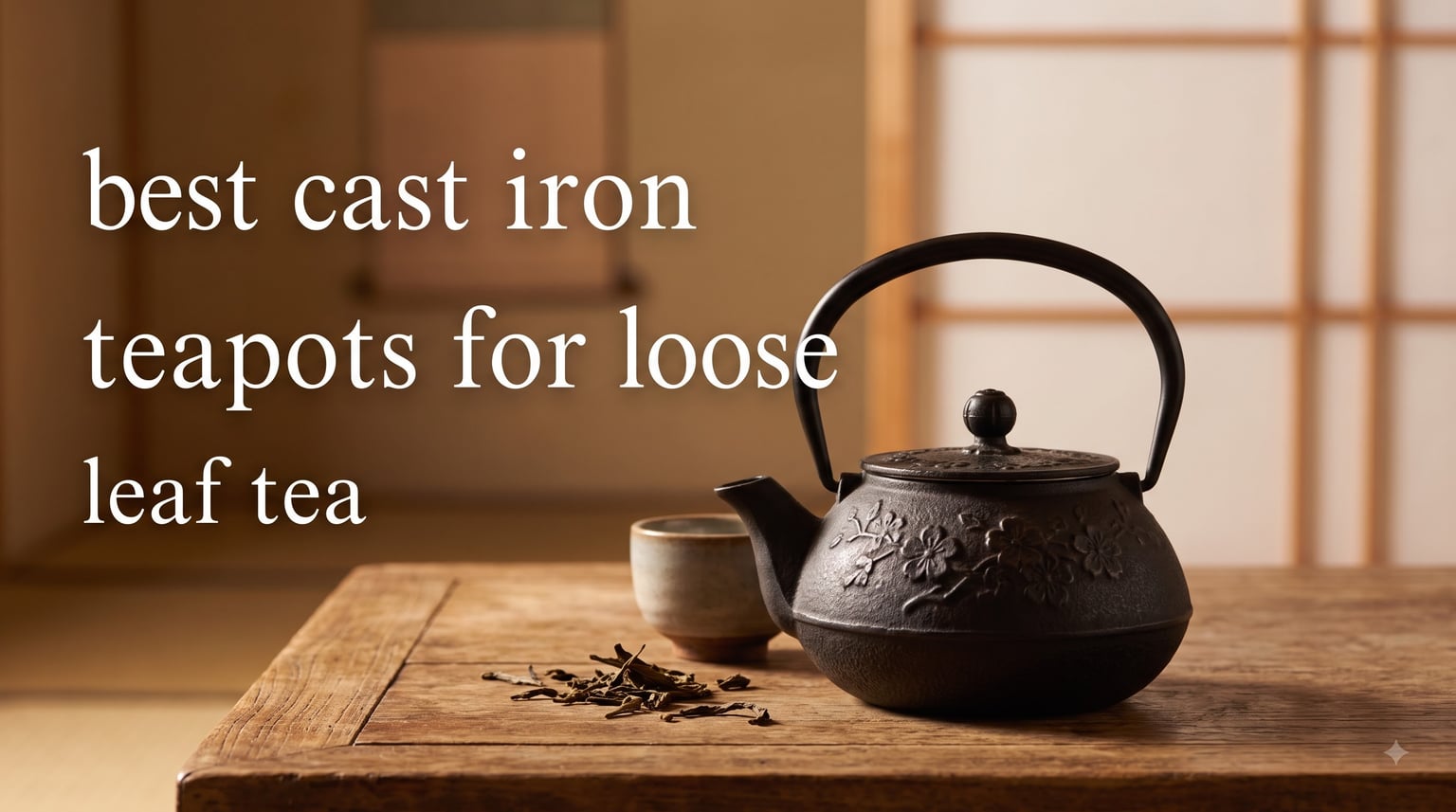 best cast iron teapots for loose leaf tea