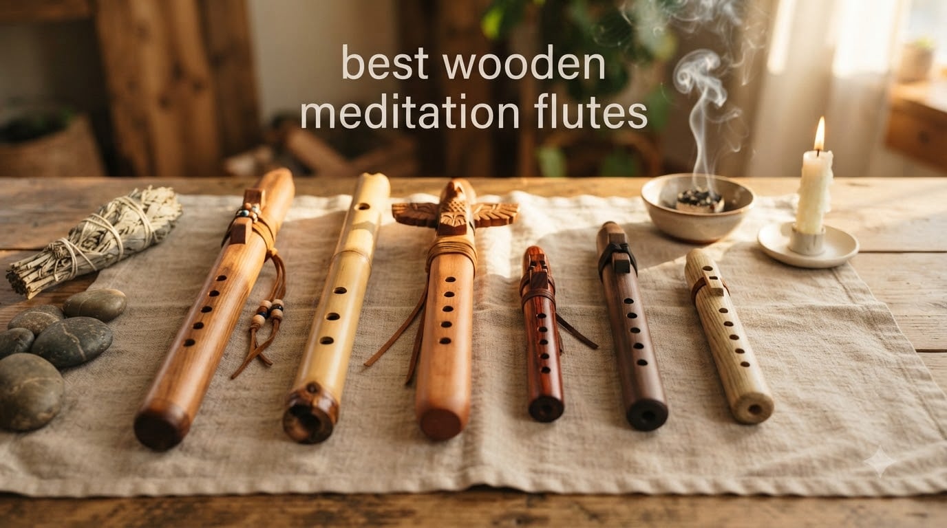 best wooden meditation flutes