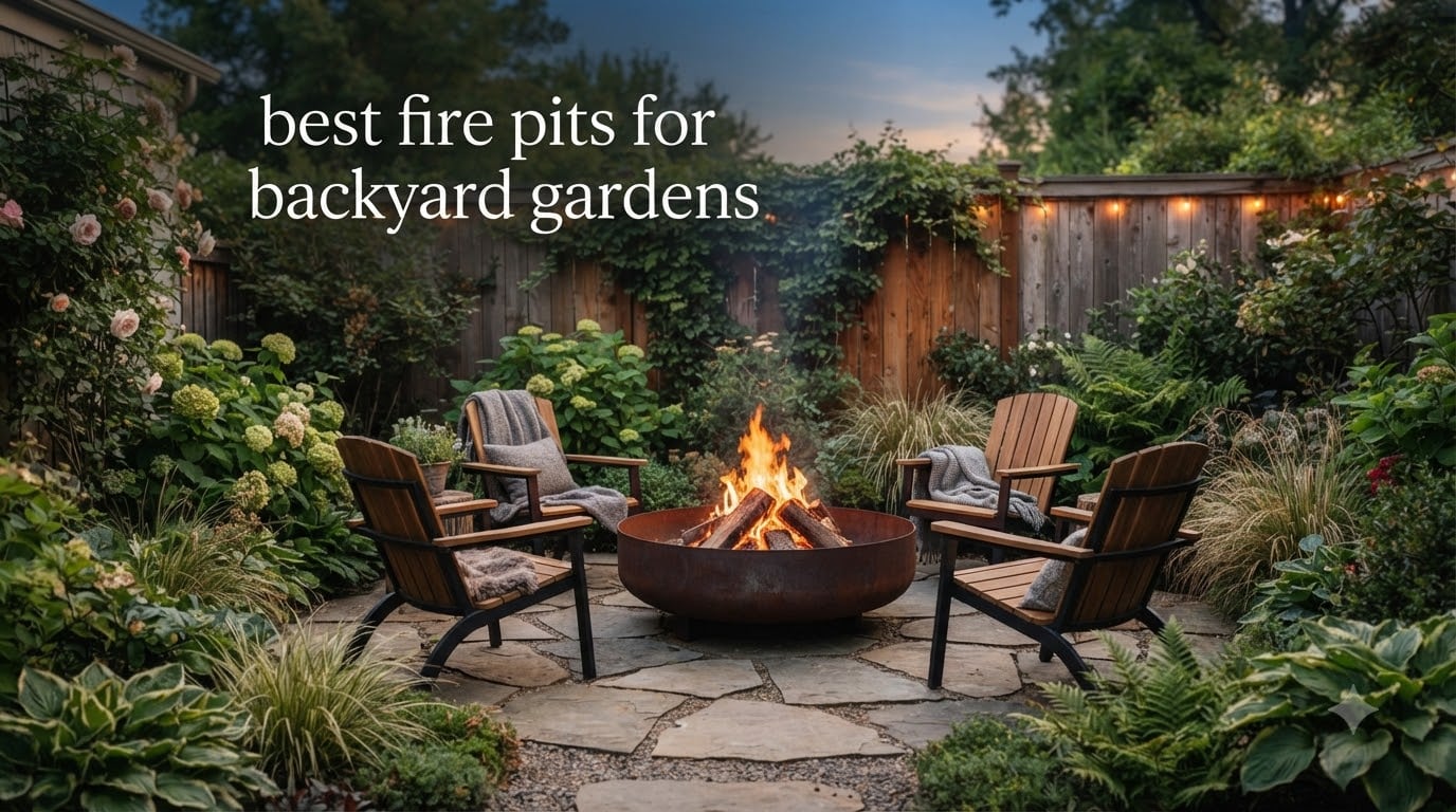 best fire pits for backyard gardens