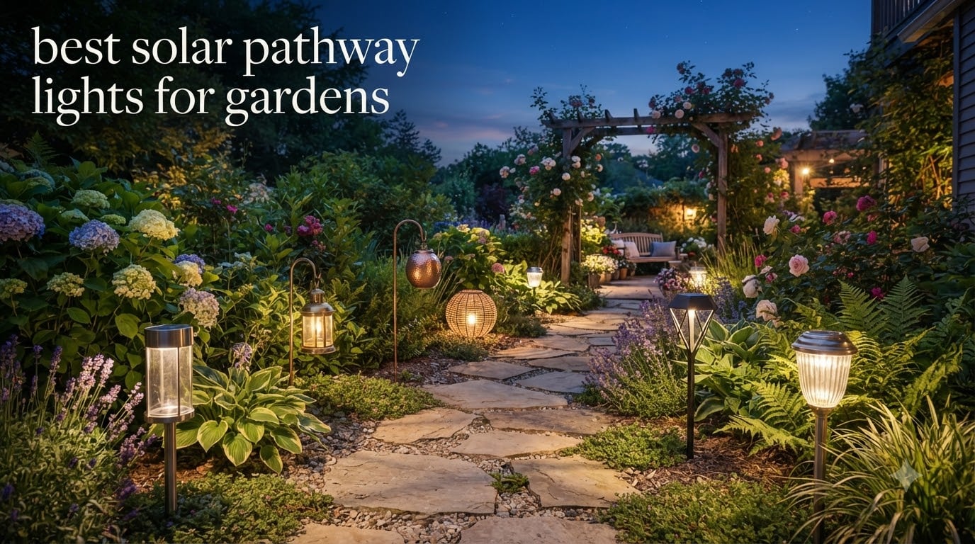 best solar pathway lights for gardens