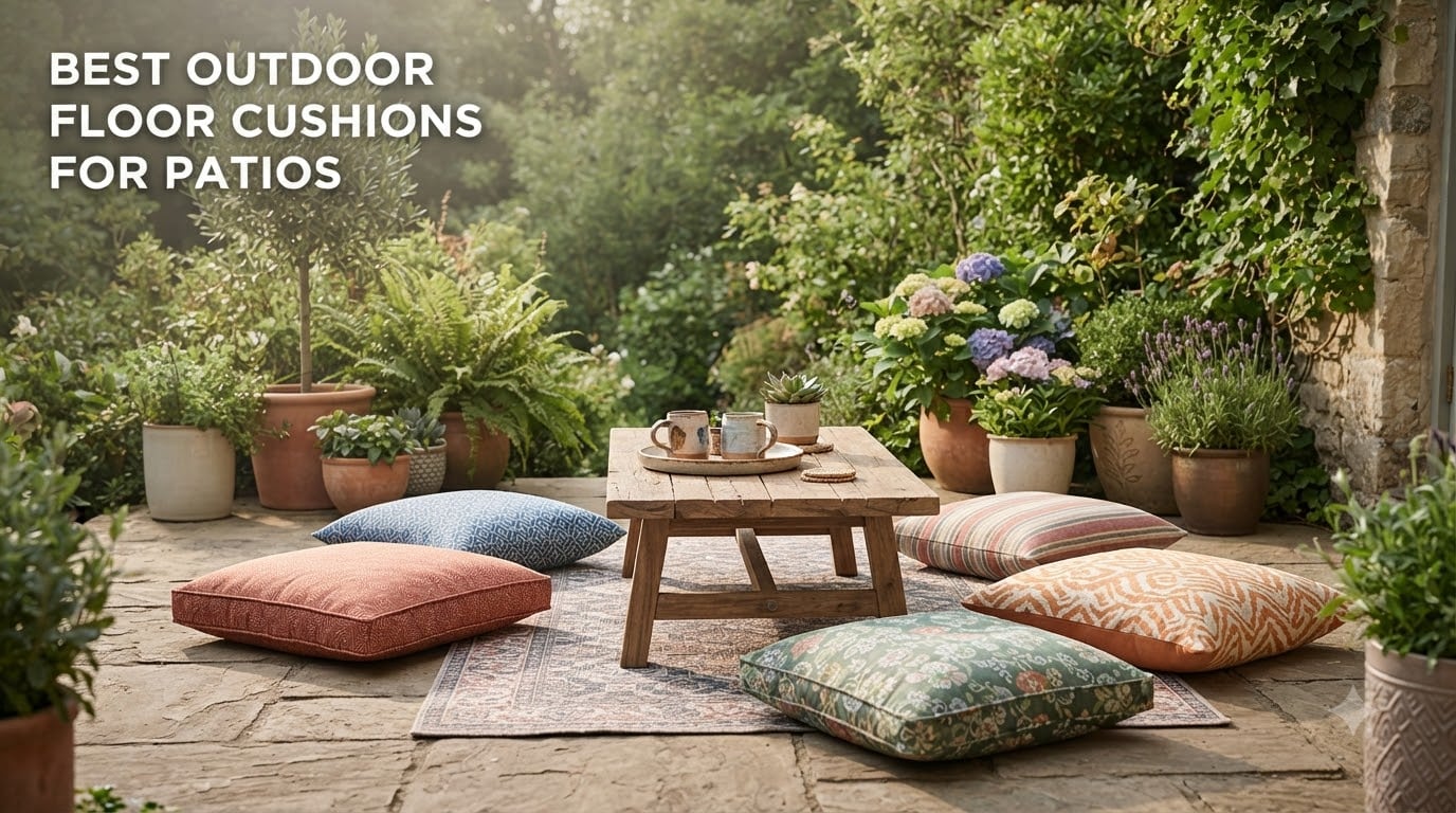 best outdoor floor cushions for patios
