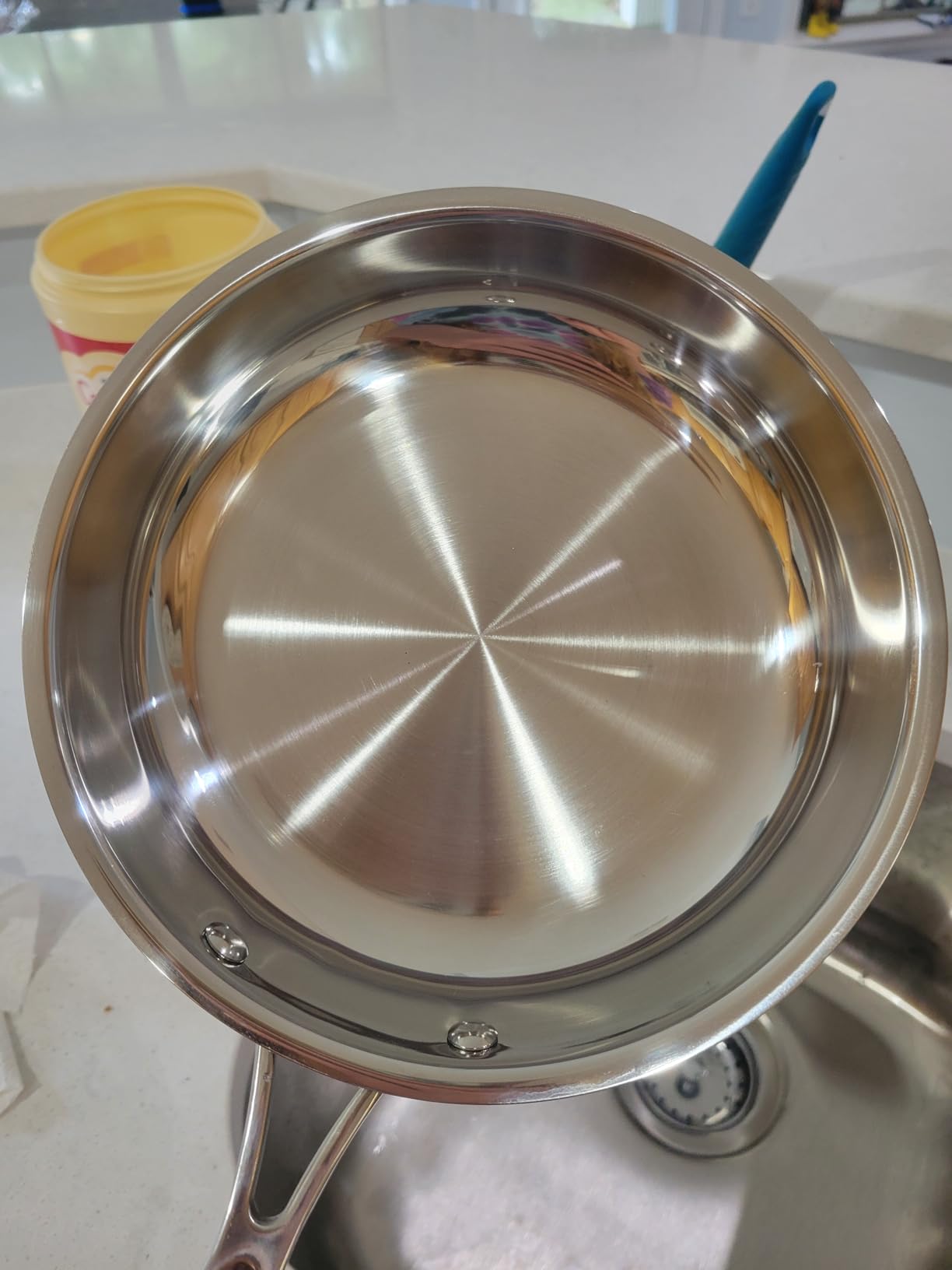 Cuisinart 8-Inch Open Skillet, Stainless Steel Skillet, Large Kitchen Pan, Dishwasher Safe, Compatible with Induction, Electric, Gas Cooktops, Oven Safe Saucepan, Cool Grip Handles customer photo 2