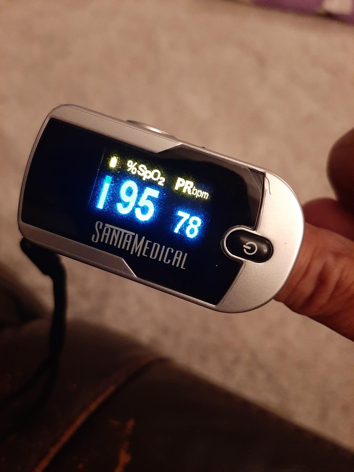 Santamedical Generation 2 Fingertip Pulse Oximeter with Lanyard customer photo 2