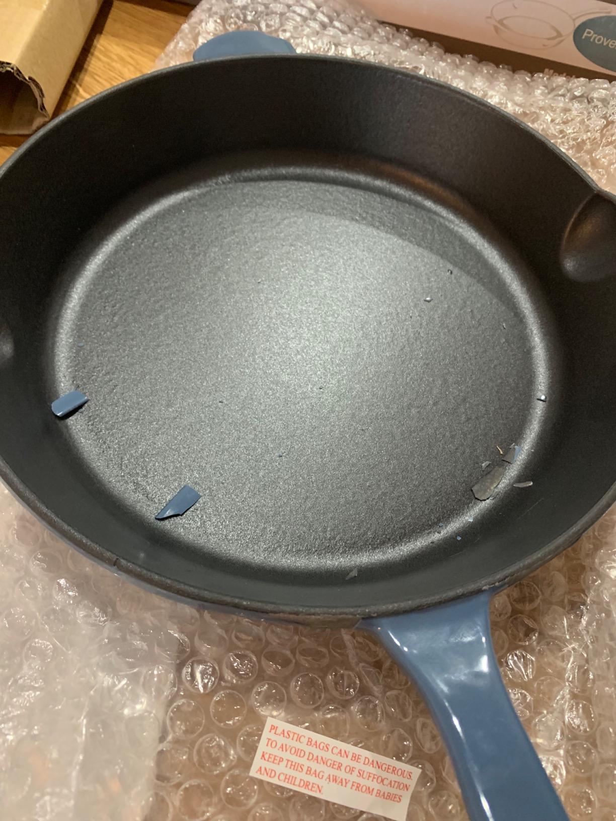 Cuisinart CI22-24BG Chef's Classic Enameled Cast Iron Round Fry Pan, 10-Inch, Provencal Blue customer photo 1