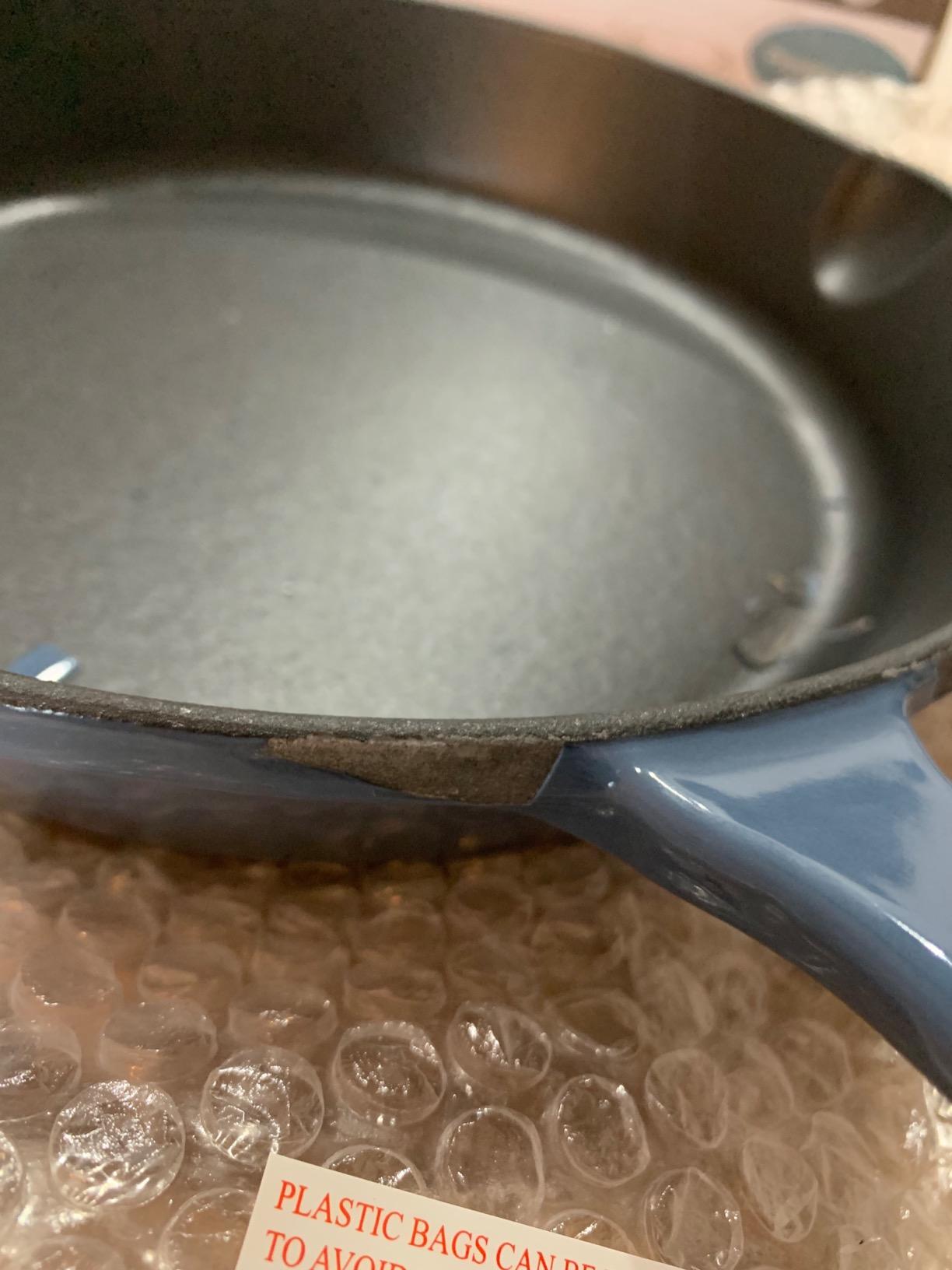 Cuisinart CI22-24BG Chef's Classic Enameled Cast Iron Round Fry Pan, 10-Inch, Provencal Blue customer photo 2