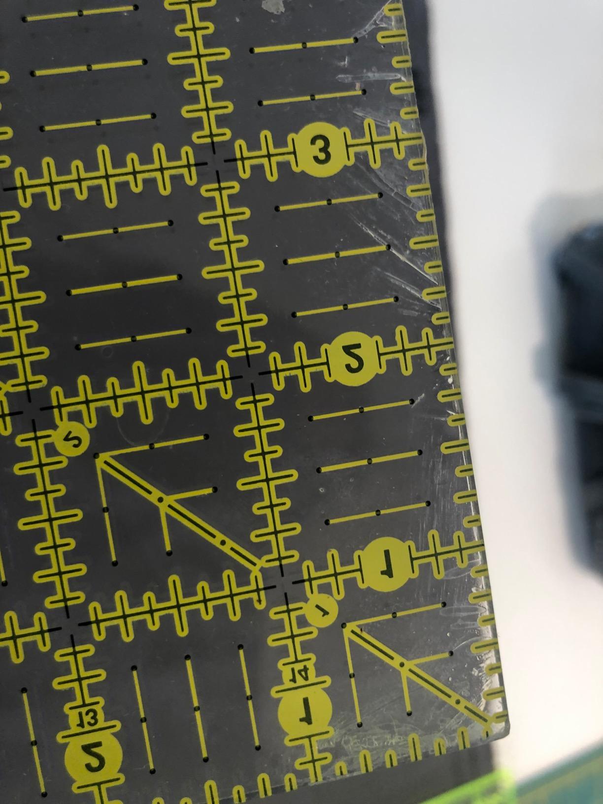 Omnigrip R125 Quilter's Square Ruler by Omnigrid customer photo 2