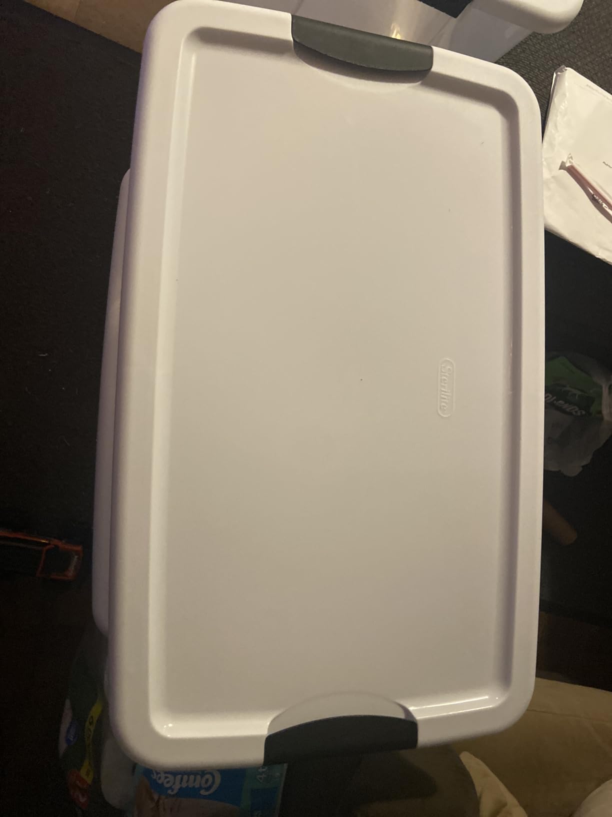 Sterilite 70 Qt Ultra Latch Box, Durable Clear Storage Bin w/ Lid, 6 Pack customer photo 2