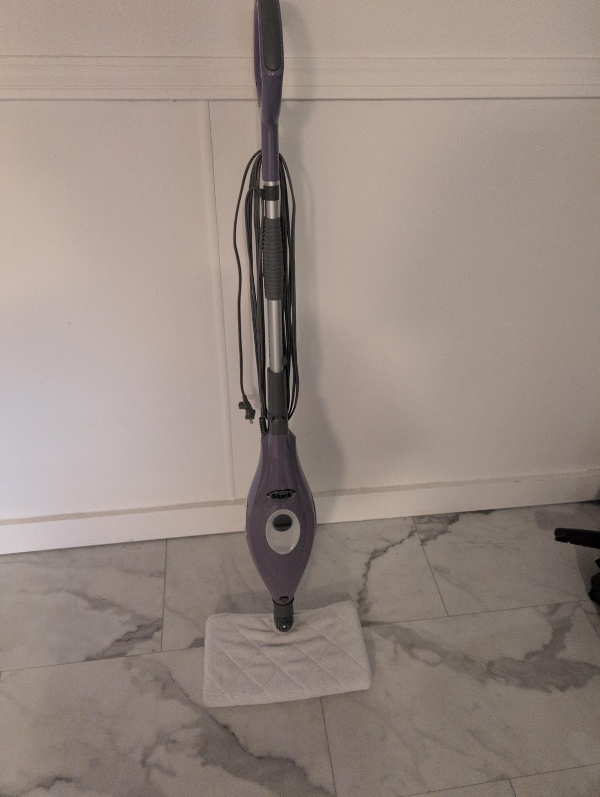 Shark Steam Pocket Mop with 2 Washable Double-sided Pads, Purple, S3501 customer photo 1
