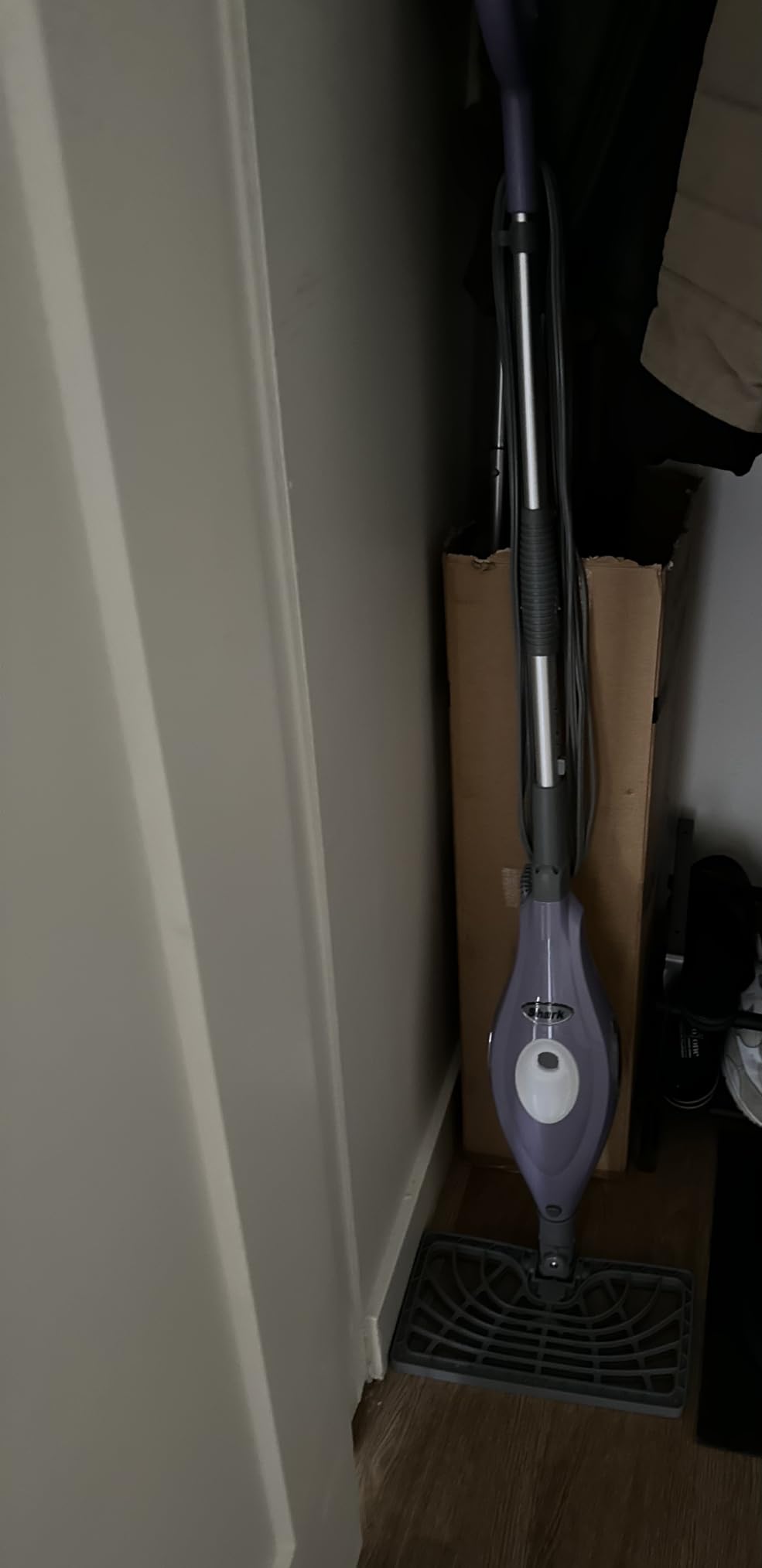 Shark Steam Pocket Mop with 2 Washable Double-sided Pads, Purple, S3501 customer photo 2