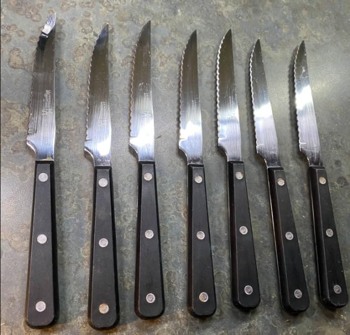 HENCKELS Razor-Sharp Steak Knives Set of 8, German Engineered | Informed by 100+ Years of Mastery. Dishwasher Safe. Stays Sharp with Micro Serrated Edges. customer photo 1
