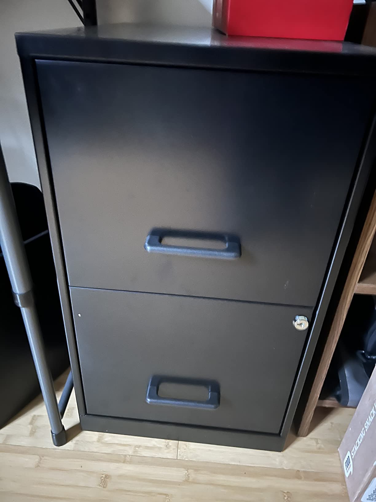 NuSparc 2 Drawer Locking Filing Cabinet | Pre-Assembled Steel Construction | Space-Saving Design is Perfect for Home and Small Office | Letter-Size | Assembled in North America customer photo 1