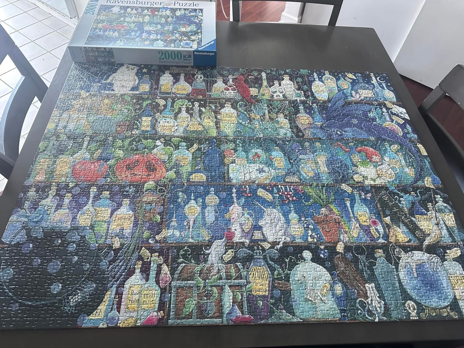 Ravensburger 16010 Poisons and Potions 2000 Piece Piece Jigsaw Puzzle for Adults - Every Piece is Unique, Softclick Technology Means Pieces Fit Together Perfectly customer photo 2