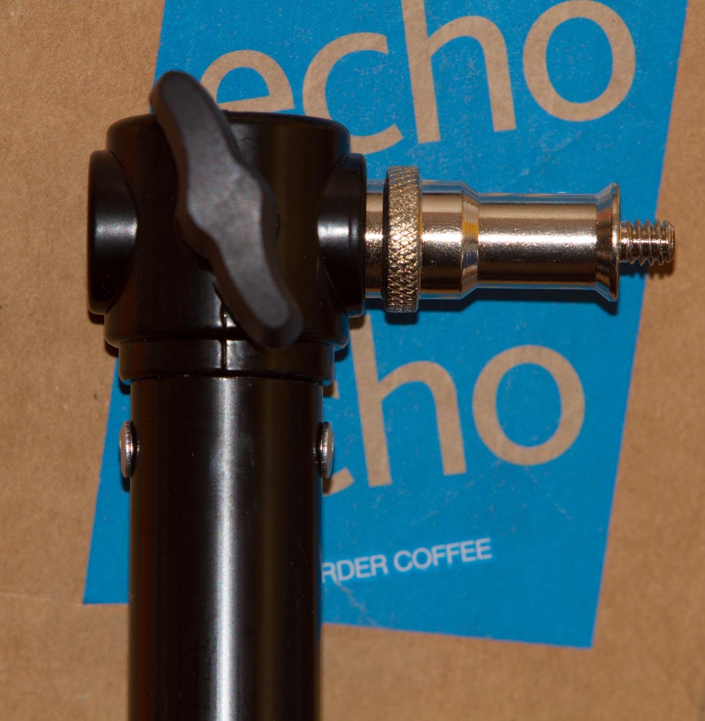 Ravelli ALS Full 10' Air Cushioned Light Stand with Included Adaptor to Also Support 1/4