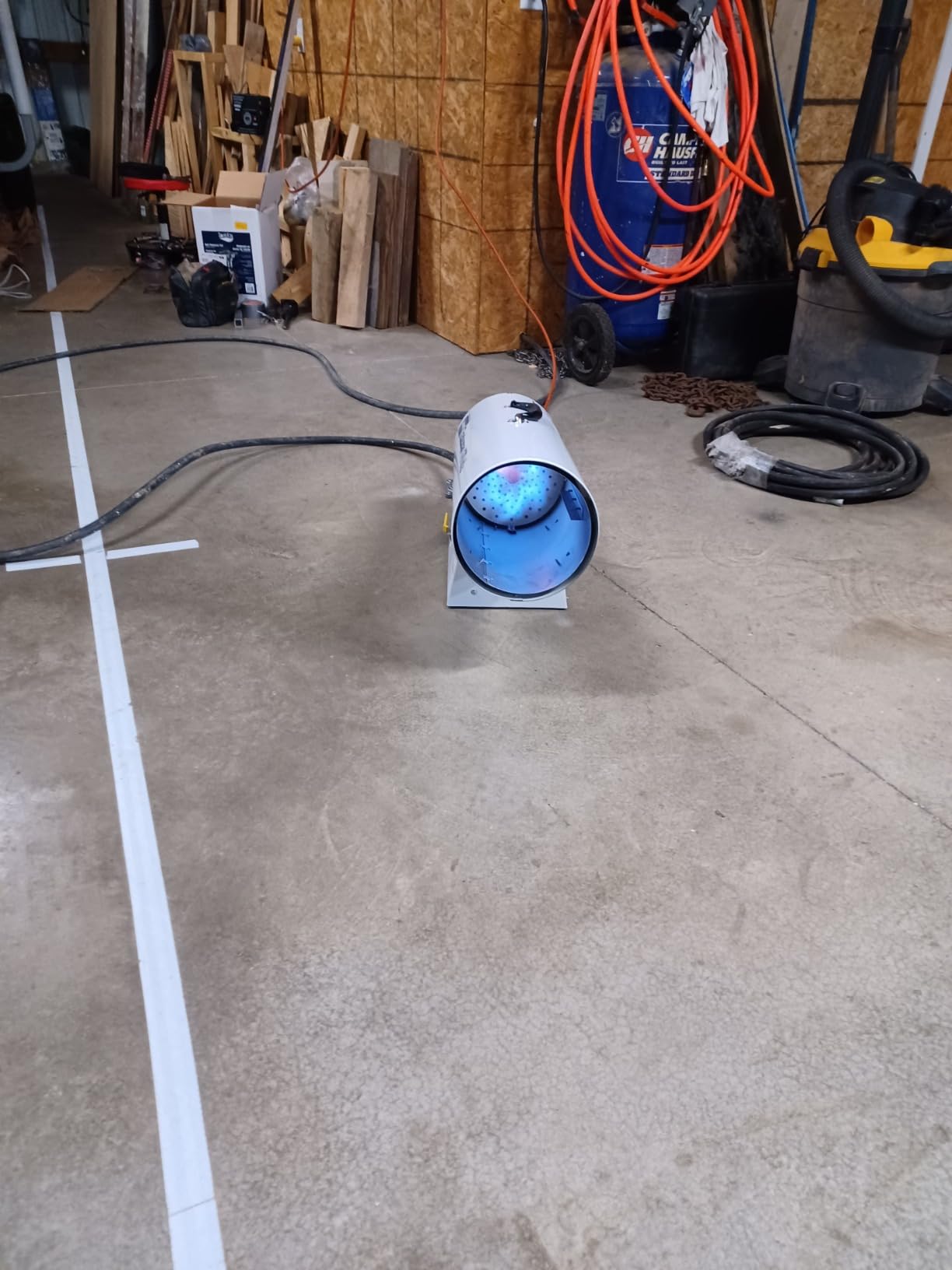 L.B. White Tradesman 170n Portable Forced Air Heater 125,000-170,000 BTUH, NG Portable Gas Heater for Industrial and Construction Sites customer photo 1