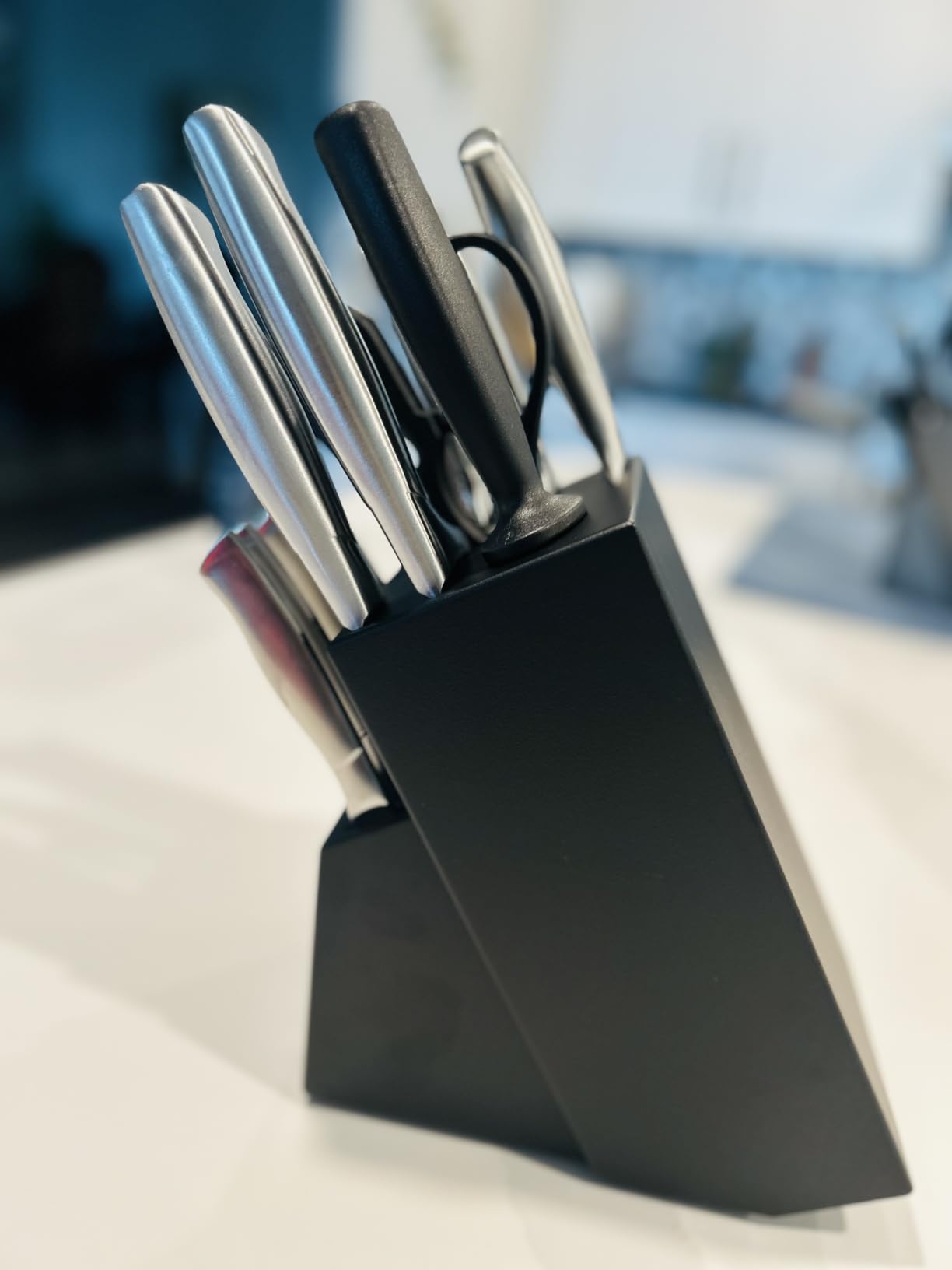 Cuisinart 15-Piece Stainless Steel Hollow Handle Block Set, C77SS-15PK | Kitchen knife set with high-carbon stainless steel blades, sharpening steel, household shears & wooden block, C77SS-15PK customer photo 2