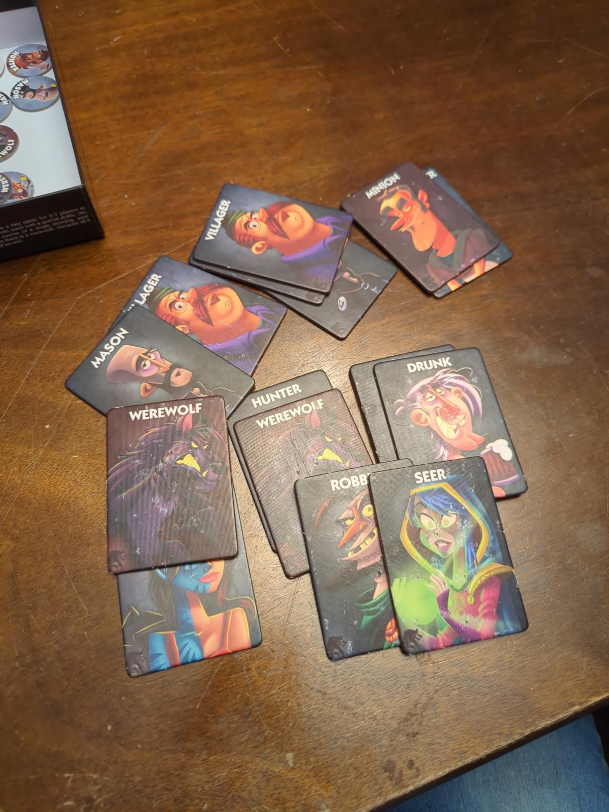 Bezier Games One Night Ultimate Werewolf | Fast 10-Minute Social Deduction and Bluffing, Hidden Roles Mystery Party for Adults and Kids, 3-10 Players customer photo 2