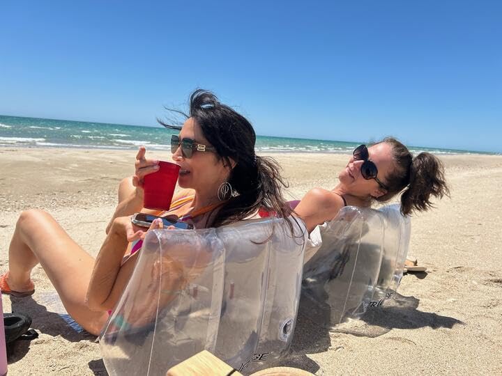 GoFloats AirWedge Inflatable Beach Chair - Relax with The Comfort of Air (2-Pack) customer photo 1