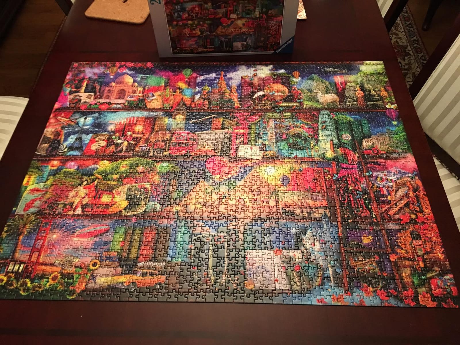 Ravensburger - World of Books - 2000 Piece Jigsaw Puzzle - Exciting Vision of The World's Exciting Destinations - Beautiful Imagery - Frameable - Premium Quality - Ideal Gift - Puzzles for Adults customer photo 1