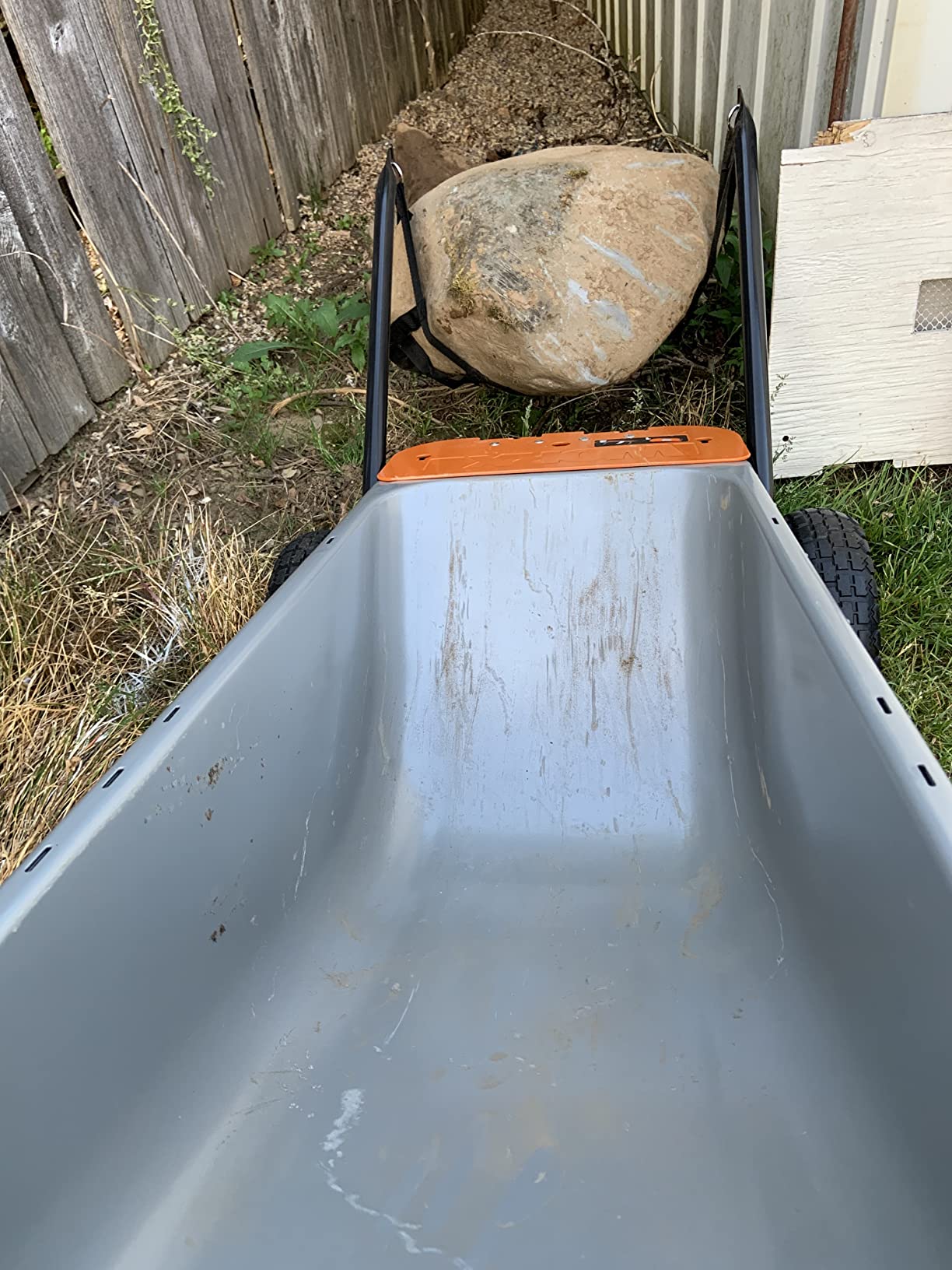 WORX Wheelbarrow Heavy Duty Dolly, 8-in-1 Aerocart Garden Cart, WG050 | lift 200 lbs like lifting 17 lbs; 8-in-1 versatility; smart 2-wheel design; heavy-duty durable construction customer photo 2