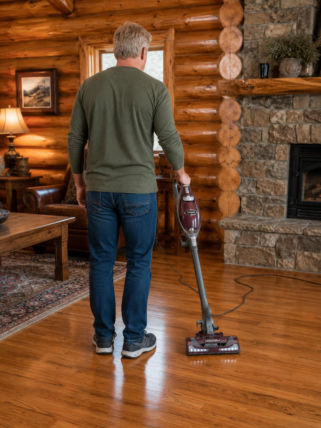 Shark Rocket Pet Plus Corded Stick Vacuum, XL Cup, Bordeaux/Silver, HV322 customer photo 2