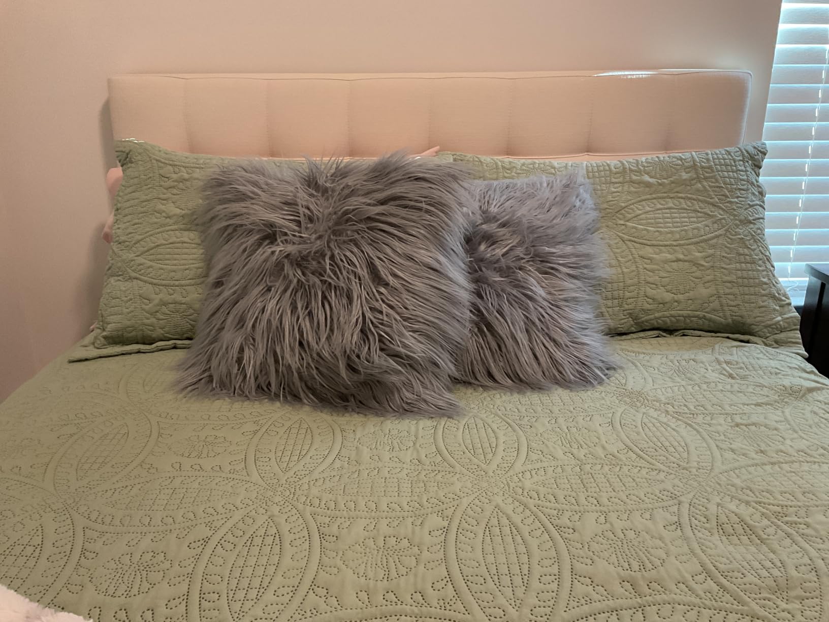 Modway Lily Tufted Linen Fabric Upholstered King Headboard in Ivory customer photo 1