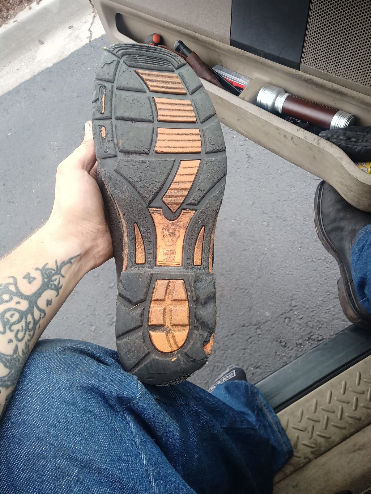 Ariat Men's Workhog Wide Square Toe Metguard Waterproof Composite Toe Work Boot customer photo 2
