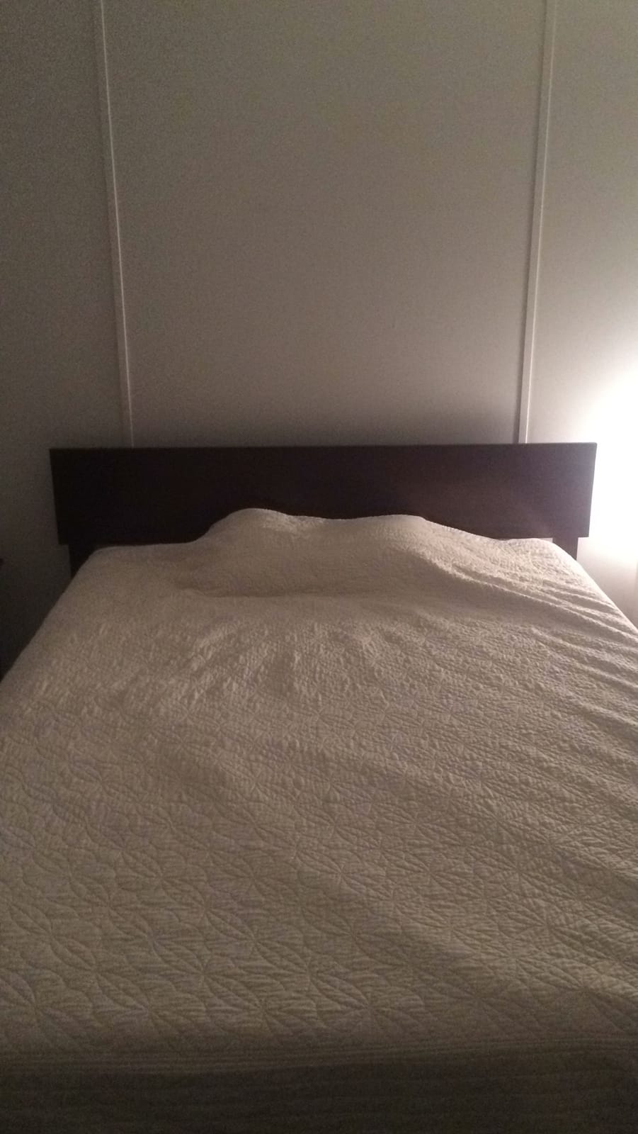 AFI, Orlando Queen Adjustable Modern Solid Wood Panel Headboard, Walnut customer photo 1