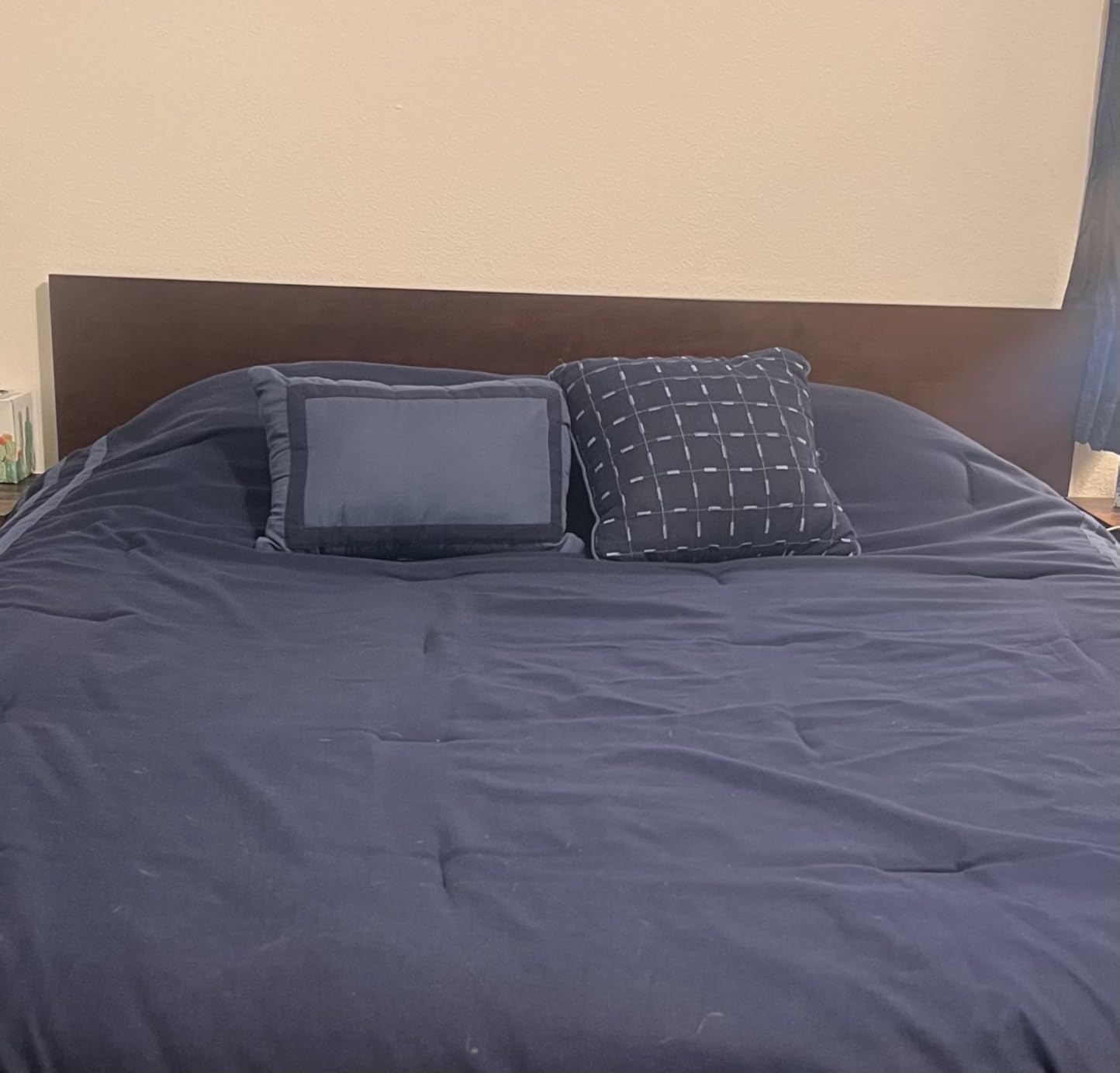 AFI, Orlando Queen Adjustable Modern Solid Wood Panel Headboard, Walnut customer photo 2