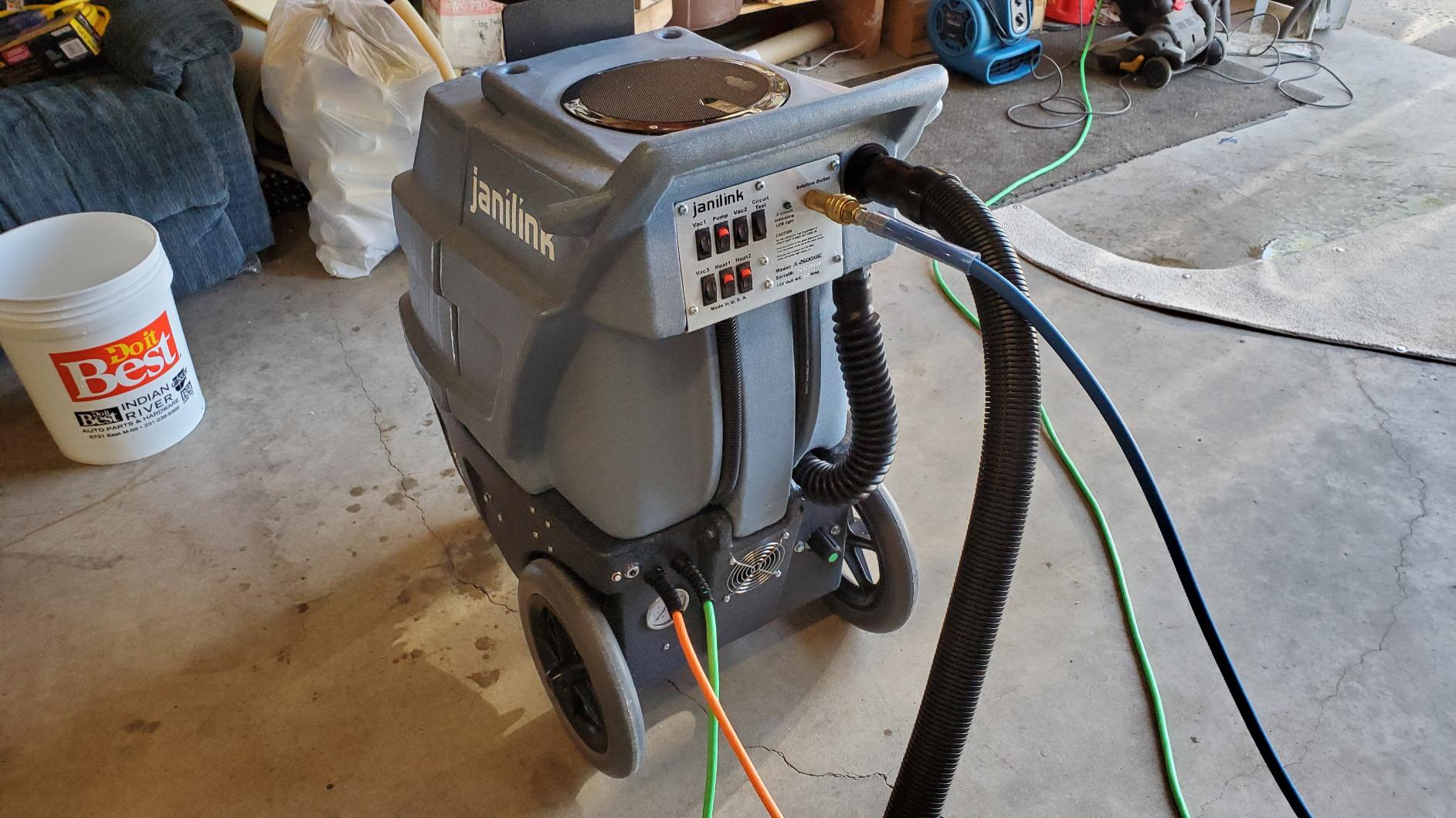 Premium 500 PSI Portable Carpet Extractor Machine With 3 Vac Motors 6 Stages, 2 Heats, Hose, Wand and Essential tools Included customer photo 1