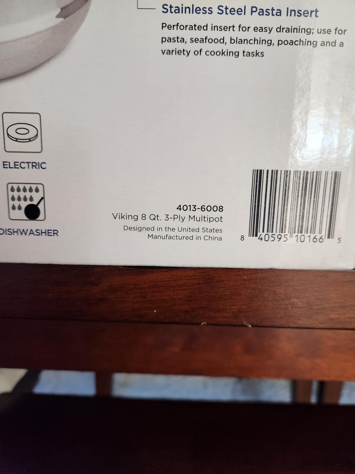 Viking 3-Ply Stainless Steel Pasta Pot with Lid, 8 Quart, 4 Piece Multipot Kitchen Cookware, Includes Pasta Insert and Steamer Basket, Dishwasher and Oven Safe, Induction Ready, Silver customer photo 1