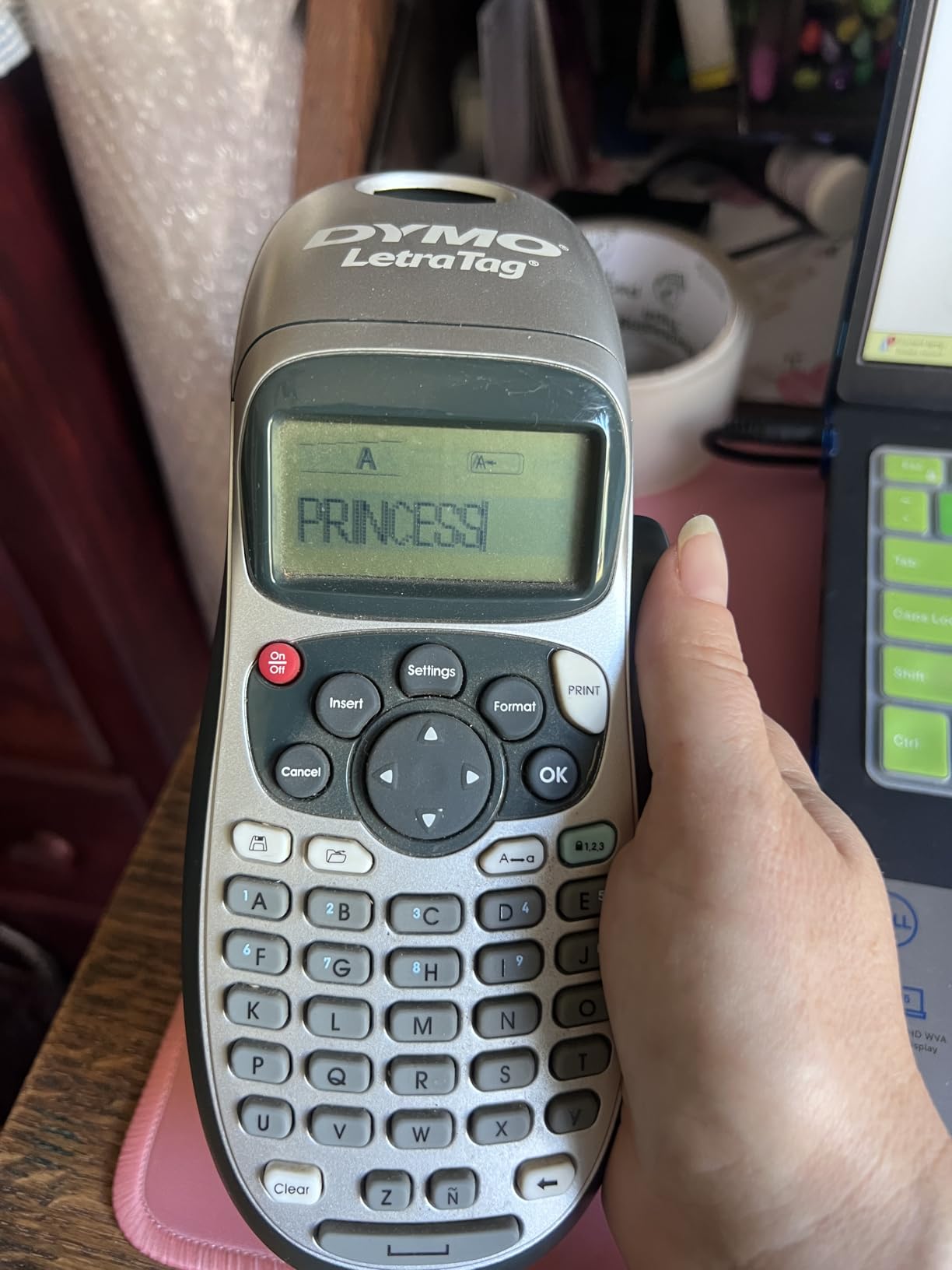 DYMO Label Maker Machine with 3 Tapes - 100H LetraTag Handheld, Includes 3 LT Label Tapes, Perfect for Home & Office Organization customer photo 2