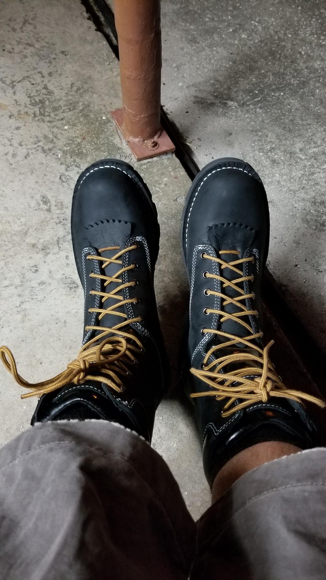 Danner Logger Boots for Men - Waterproof, Oiled Nubuck Leather on a Lightweight Platform with Vibram 360 Traction Outsole with 90-Degree Heel customer photo 1