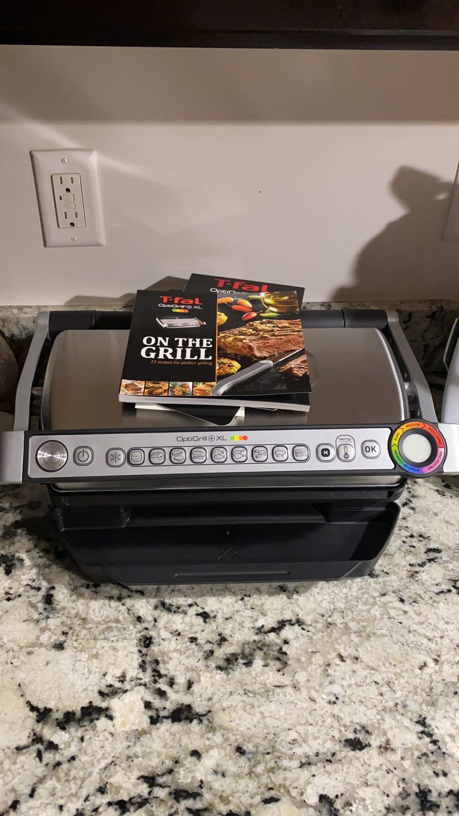 T-Fal OptiGrill Stainless Steel XL Electric Grill, 6 Servings, 9 Intelligent Automatic Cooking Modes, Panini Press, 1800 Watts, Nonstick Removable Plates, Indoor, Frozen Food, Kitchen Appliances customer photo 1