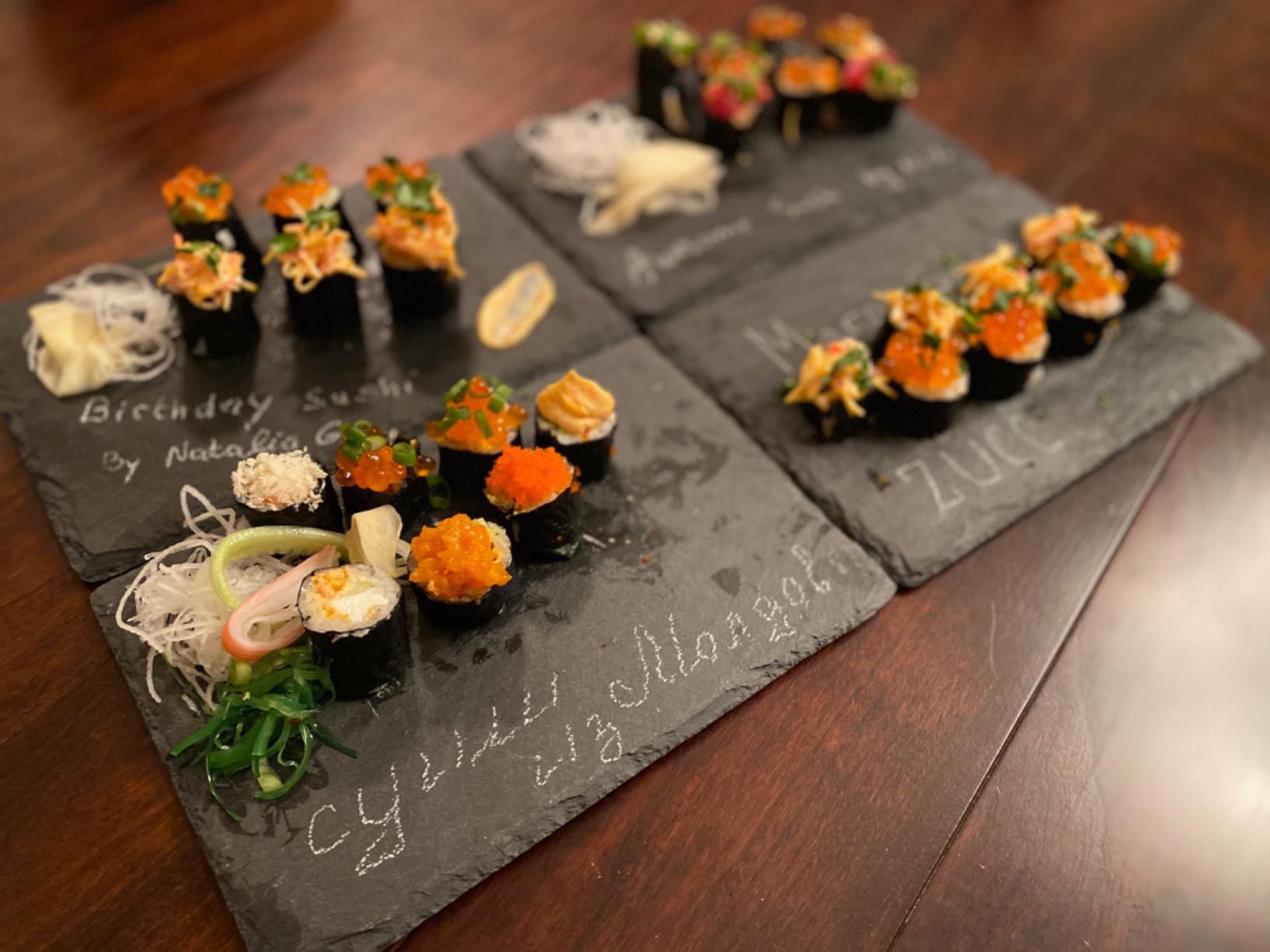 Juvale Mini Charcuterie Boards - 6-Pack, 6 x 8.75 in, Black Slate - Slate Charcuterie Boards & Cheese Platter for Sushi & Appetizers customer photo 2
