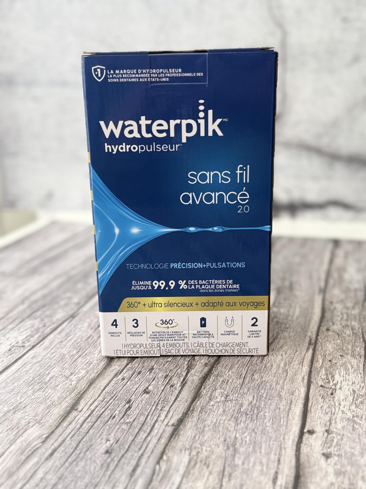 Waterpik Cordless Advanced Portable Water Flosser, Rechargeable, White customer photo 2