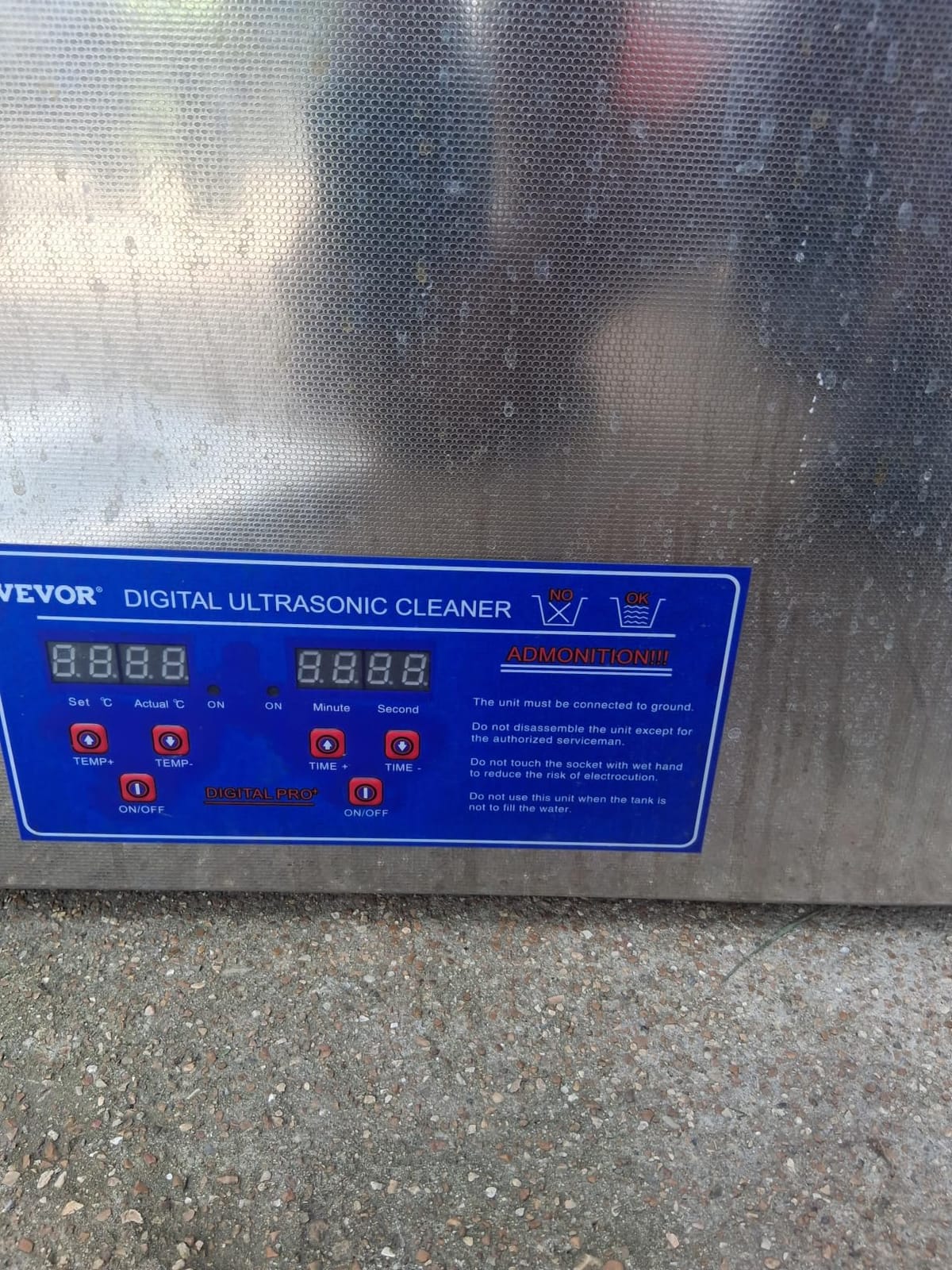 VEVOR 6L Ultrasonic Cleaner, 40kHz Ultra Sonic Parts Cleaning Machine customer photo 1
